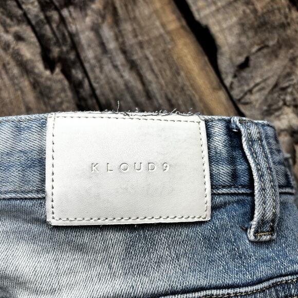 Kloud9 Distressed Patchwork & Paint Splattered Jeans Men's 34x32 Slim Straight - Picture 10 of 10